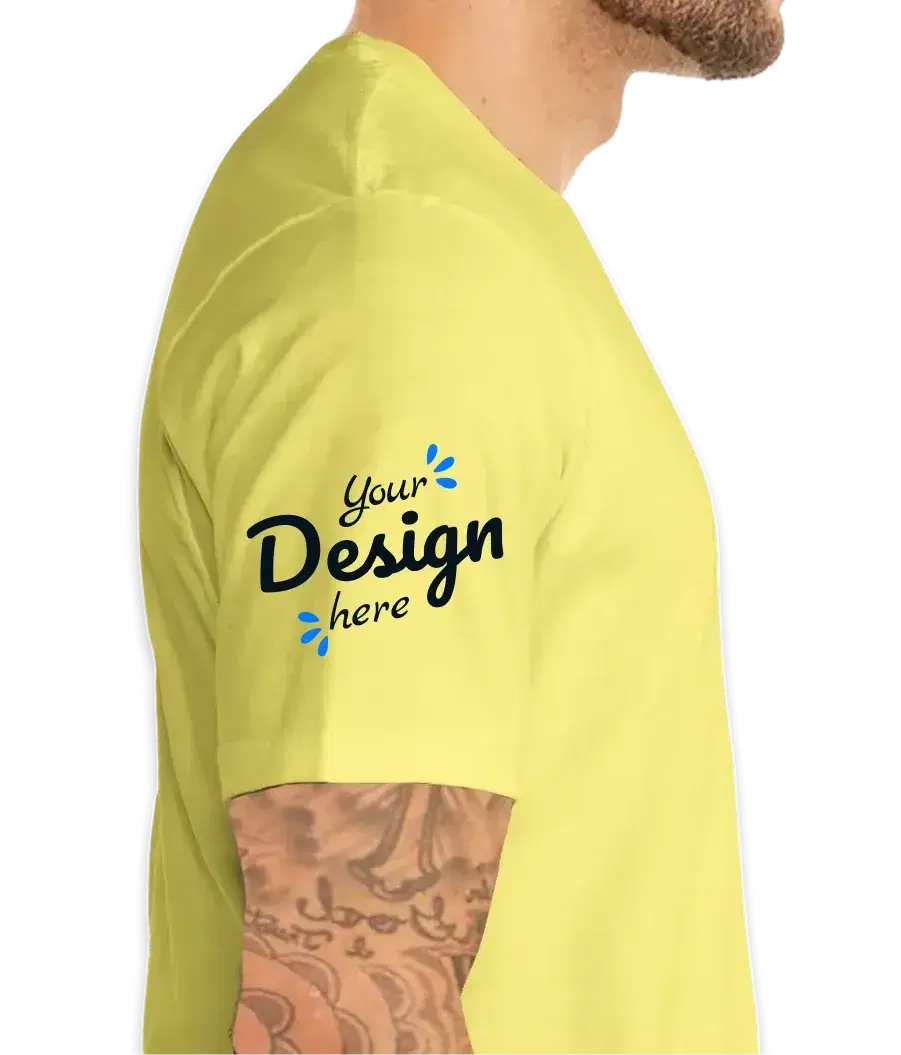 Adult Unisex Bella + Canvas Jersey Premium Yellow T-shirt