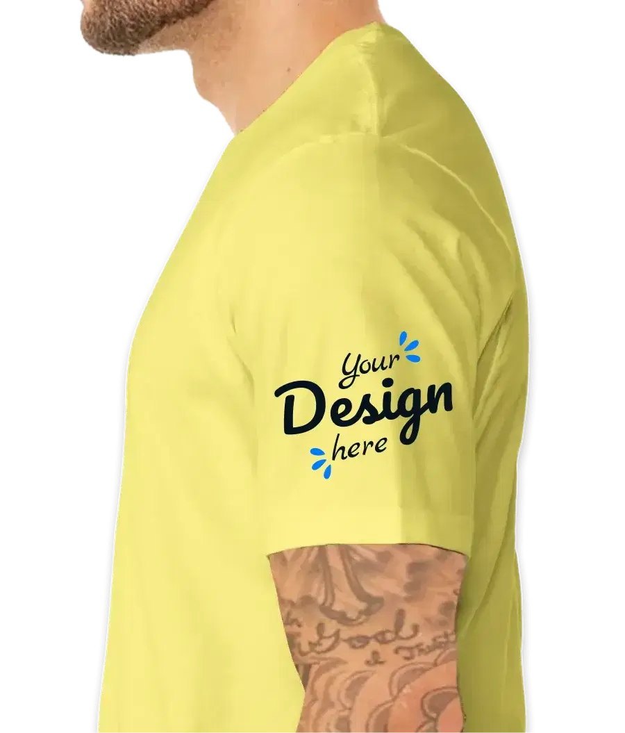 Adult Unisex Bella + Canvas Jersey Premium Yellow T-shirt