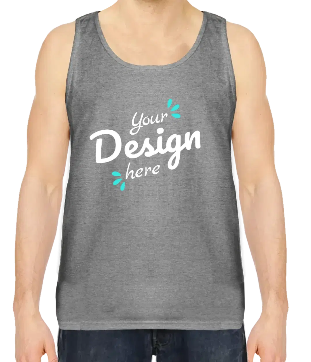 Men Ultra Cotton Tank Carolina Blue.webp