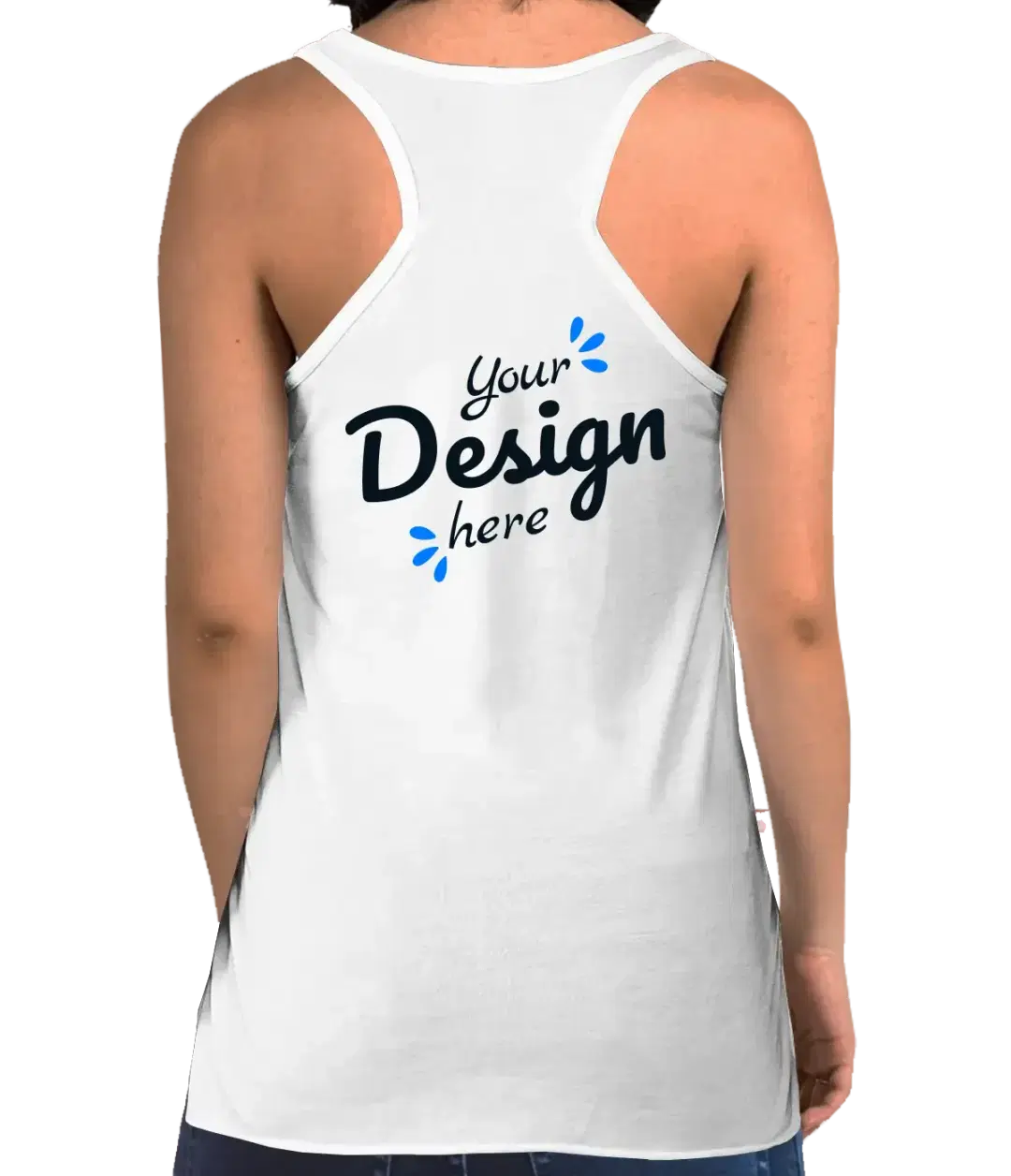 Ladies Premium Racerback Black back Tank Ladies Premium Racerback Black back Tank