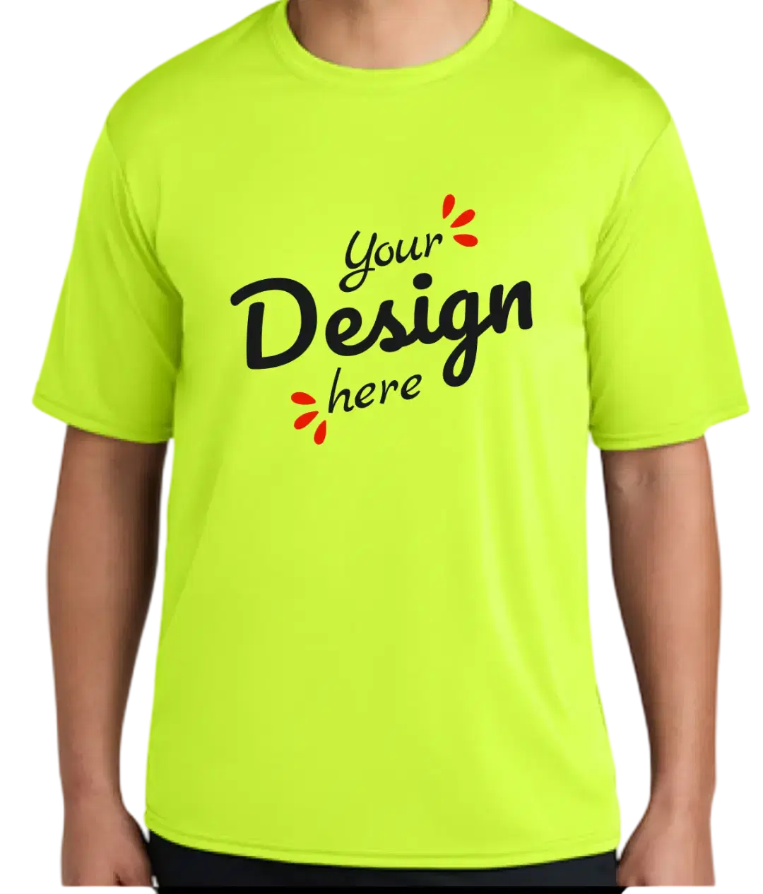 Port & Company Performance T-Shirt Neon Yellow.webp Port & Company Performance T-Shirt Neon Yellow.webp